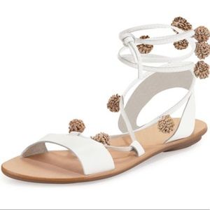 Loeffler Randall Saskia Flat Pompom Gladiator